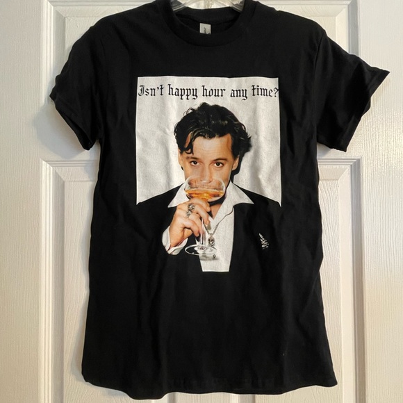 Johnny Depp Happy Hour Shirt - Picture 3 of 5